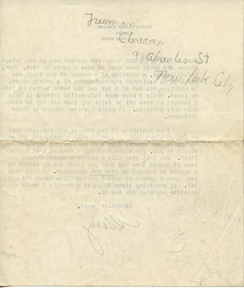 Image 2 of letter from  Unknown to  Harry Elmer Barnes