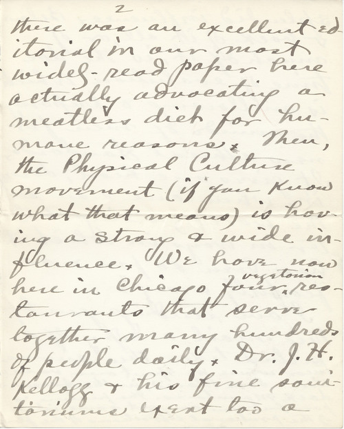 Image 4 of letter from   Howard J. Moore to   Henry S Salt