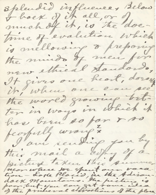 Image 5 of letter from   Howard J. Moore to   Henry S Salt