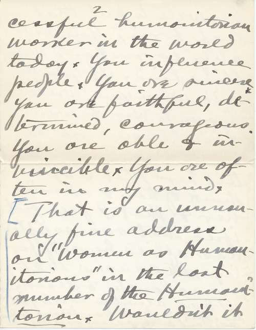 Image 3 of letter from   Howard J. Moore to   Henry S Salt