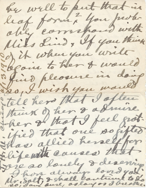 Image 4 of letter from   Howard J. Moore to   Henry S Salt