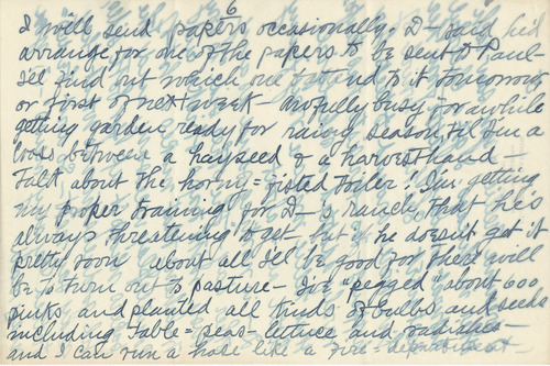 Ruby Darrow to Lillian Andersen Darrow, November 23, 1911, page six