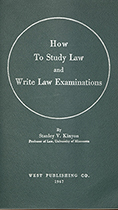 How to Study Law and Write Law Examinations - green book cover
