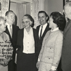 Walter Mondale, his mother, Claribel, and wife, Joan Mondale.
