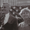 Walter Mondale and Geraldine Ferraro campaign event