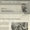 Senator Mondale's Memo to Minnesota, a newsletter to constituents