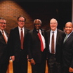 Dean Garry W. Jenkins, Hon. Walter Mondale, Representative James Clyburn, Professor Myron Orfield, and UMN President Eric Kaler