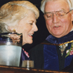 Walter Mondale with Geraldine Ferraro, 1998 Law School commencement