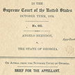 Supreme Court Brief - Angelo Herndon v. The State of Georgia