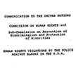 Cover page of first petition to the United Nations
