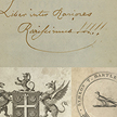 Notes showing 'Liber inter rariores / Rarissimus!!!!!' written in sepia ink